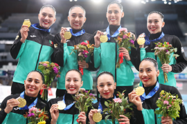 El equipo de nado artístico de México se prepara con determinación para los Juegos Olímpicos París 2024.