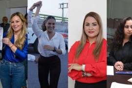 Candidatas a la alcaldía de Saltillo representando una mayoría femenina en la contienda electoral.