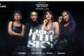 “Light the Sky” , cuarto sencillo del soundtrack de Qatar 2022, que une las voces de cuatro mujeres árabes: la iraquí Rahma Riad, la emiratí Balqees, la canadiense de origen marroquí Nora Fatehi y la marroquí Manal.