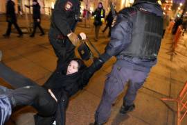 Más de 4 mil detenidos en Rusia durante protestas de este domingo contra invasión a Ucrania