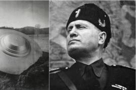 Mussolini exigió “silencio absoluto” sobre un “supuesto aterrizaje en suelo nacional de aeronaves desconocidas”.