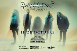 Evanescence se presentó ante 10 mil personas en la Arena Monterrey con su tour The Bitter Truth.