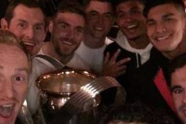 El equipo del próximo técnico del Tri, festejó el título de la MLS en un table dance