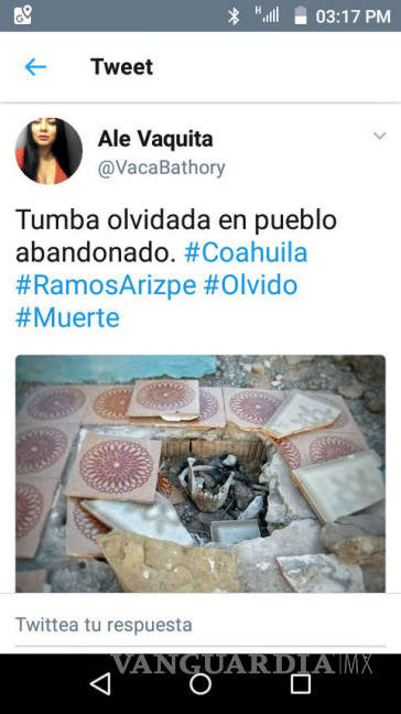 $!Reporta restos humanos en su twitter, seis días después Policía de Ramos Arizpe investiga y no halla nada