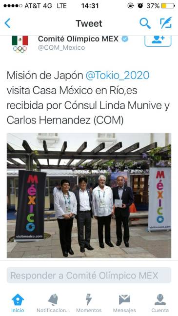 $!El photoshop del Comité Olímpico Mexicano en Twitter