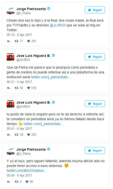 $!Jorge Pietrasanta llama 'TVFrijolito' a Chivas TV, Higuera le responde