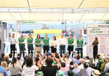 Las obras fueron encabezadas por el gobernador Manolo Jiménez Salinas y la alcaldesa Sara Irma Pérez Cantú, junto con funcionarios estatales y municipales. Las obras fueron encabezadas por el gobernador Manolo Jiménez Salinas y la alcaldesa Sara Irma Pérez Cantú, junto con funcionarios estatales y municipales.