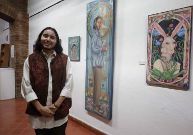 Orlando Cuéllar muestra su más reciente trabajo pictórico en la Alianza Francesa Orlando Cuéllar muestra su más reciente trabajo pictórico en la Alianza Francesa