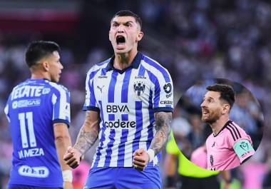 Brandon Vazquez abrió la goleada de Monterrey al Inter Miami que ni con Messi pudo reponerse ante Rayados en el “Gigante de Acero”.