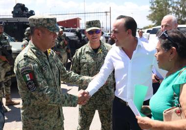 El Gobernador del Estado destacó la coordinación con las fuerzas federales y las municipales. El Gobernador del Estado destacó la coordinación con las fuerzas federales y las municipales.