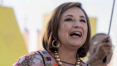 El pasado 9 de mayo, Gálvez, candidata opositora, llegó a Matamoros custodiada por un fuerte aparato de seguridad.