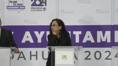 La última actividad pública de Elisa Villalobos fue el debate del pasado 14 de abril.