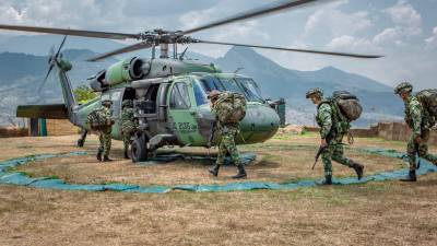 Al menos nueve militares murieron este la tarde del lunes 29 de abril en un accidente de helicóptero MI-17 del Ejército de Colombia.