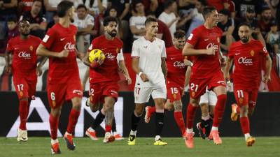 Sevilla FC venció al Mallorca 2-1 y avanzó en la tabla general de LaLiga.