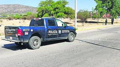 Un policía estatal fue baleado sobre la avenida Xalapa en el fraccionamiento de la Guadalupana, en Huehuetoca, Estado de México, en marzo.