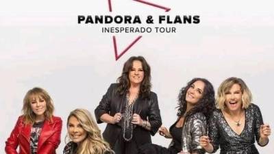 Pandora y Flans deleitarán al público con sus más grandes éxitos en el “Inesperado Tour”.