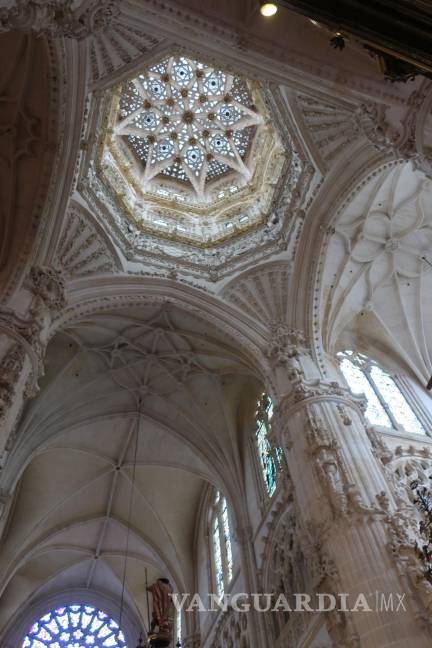 $!Cimborrio interior de la Catedral de Santa María de Burgos. Es una de las cúpulas más bellas del Renacimiento español.