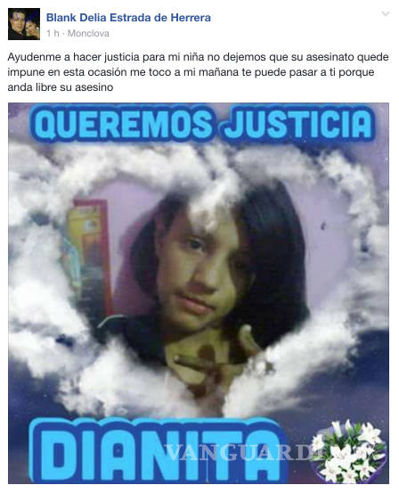 $!Madre de niña asesinada en Monclova pide ayuda a la población para hacer justicia