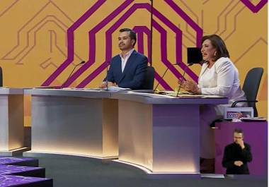 El debate presidencial estuvo marcado por los ataques entre Claudia Sheinbaum y Xóchitl Gálvez.