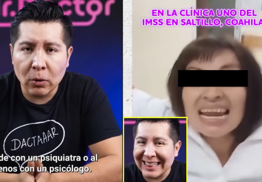 El médico e influencer Jorge Octavio Arroyo, “Mr. Doctor”, analiza el caso de la enfermera del IMSS en Saltillo, explicando su comportamiento errático desde la perspectiva de salud mental El médico e influencer Jorge Octavio Arroyo, “Mr. Doctor”, analiza el caso de la enfermera del IMSS en Saltillo, explicando su comportamiento errático desde la perspectiva de salud mental
