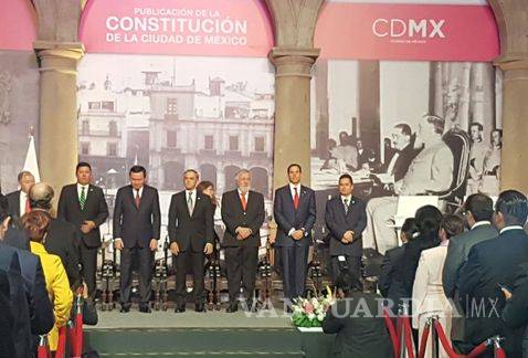 $!¡Día histórico! Publican la Constitución de la Ciudad de México