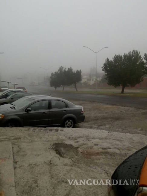 $!Reportan caída de aguanieve en Saltillo