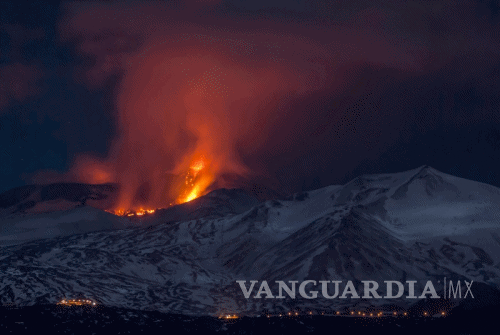 $!Erupción del volcán Etna deja cuatro heridos