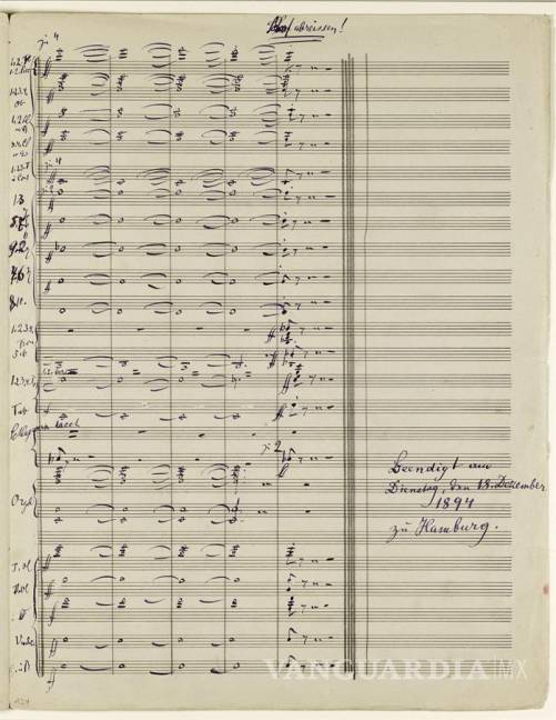 $!&quot;Resurrección&quot;, de Mahler, logra récord para una partitura de música