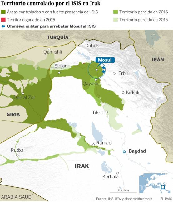 $!Comienza la ofensiva militar para arrebatar Mosul al ISIS