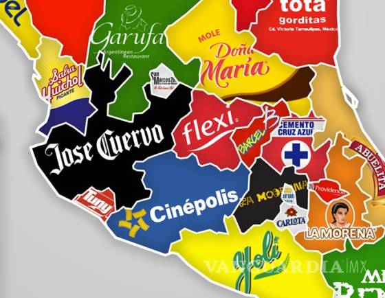 $!Este mapa te muestra el origen de las 32 marcas más populares de México