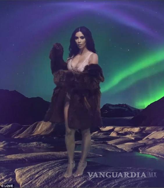 $!Kim Kardashian posa en sesión espacial