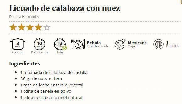 $!Coahuila: deléitate con la esencia del otoño con este licuado de calabaza con nuez