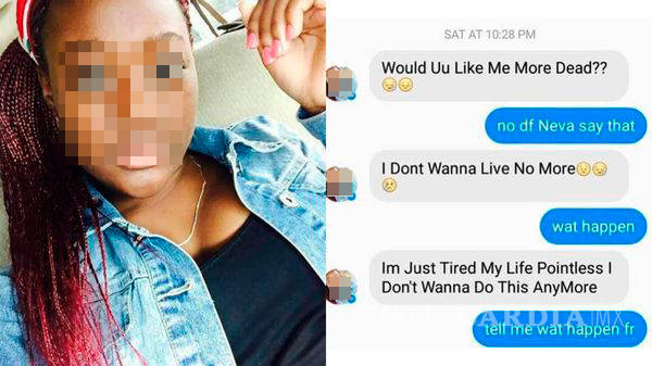 $!Otro suicidio transmitido por Facebook Live; jovencita anunció durante dos horas su muerte