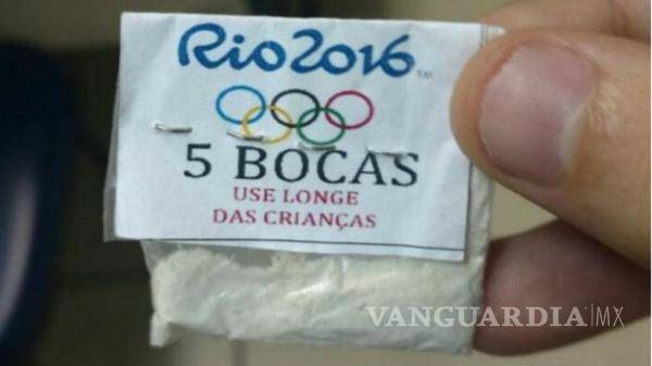 $!En Río de Janeiro ya venden cocaína con la &quot;marca&quot; de los Juegos Olímpicos