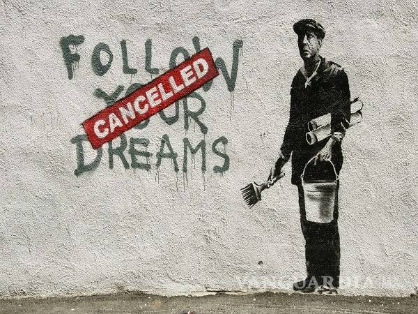 $!Inauguran en Roma la más grande muestra dedicada al grafitero Banksy