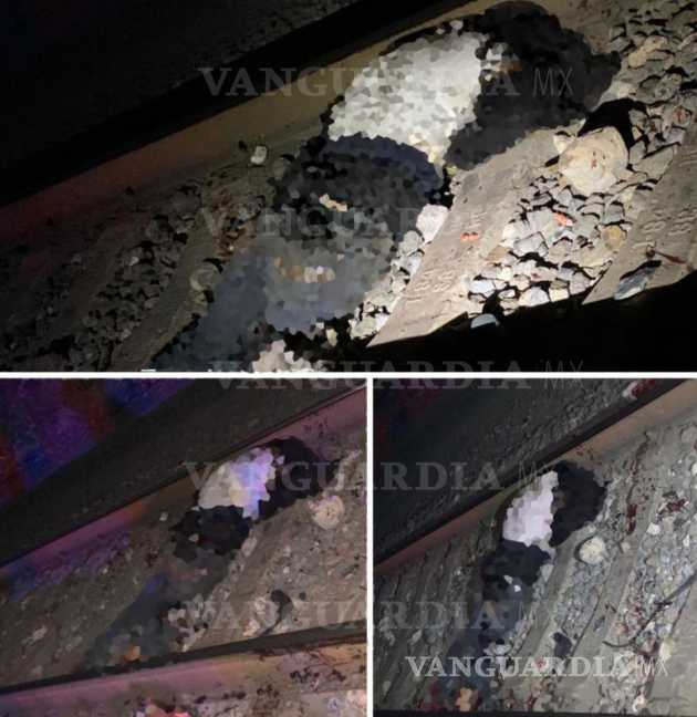 $!Policías investigan el lugar donde se encontró el cuerpo sin vida de un hombre en las vías del tren en Monclova.