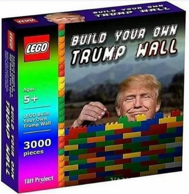 $!Trump hace oficial la construcción del muro y los usuarios... construyen memes