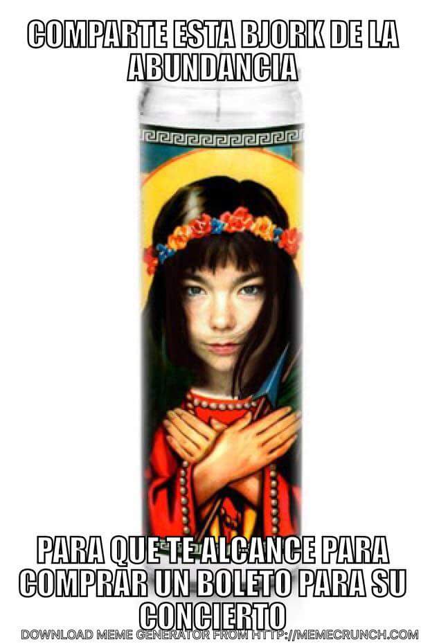 $!Los memes hacen burla de la llegada de Björk a México