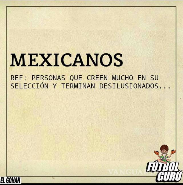 $!Los memes de la eliminación de México en la Copa Oro