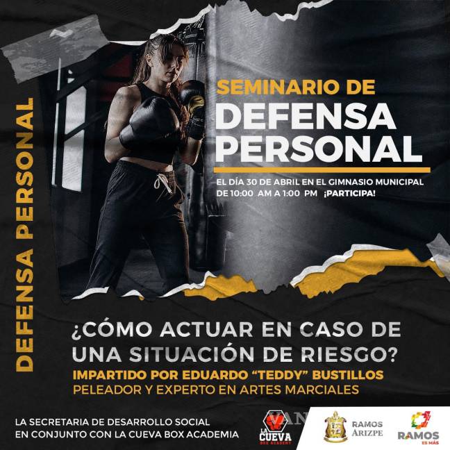 $!Municipio de Ramos Arizpe invita a seminario de defensa personal gratuito