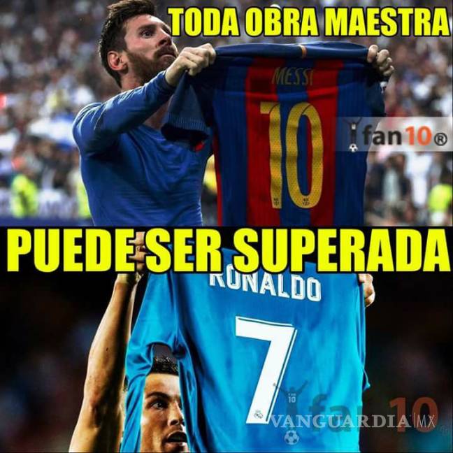 $!Cristiano se 'vengó' de Messi y los memes explotaron