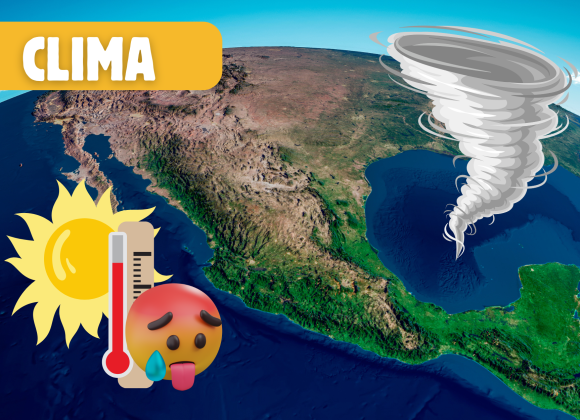Se esperan rachas de viento de hasta 90 km/h en Sonora y Chihuahua, con posibilidad de torbellinos en Coahuila, Nuevo León y Tamaulipas.