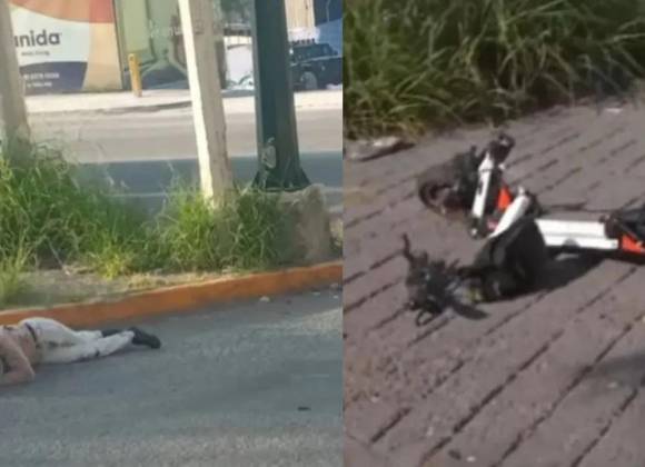 Atropellan A Hombre Que Viajaba En Scooter Por Puentes De Monterrey Video