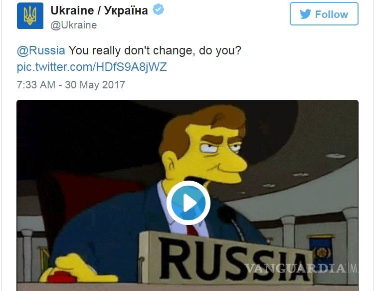 $!Se confrontan Ucrania y Rusia; en Twitter