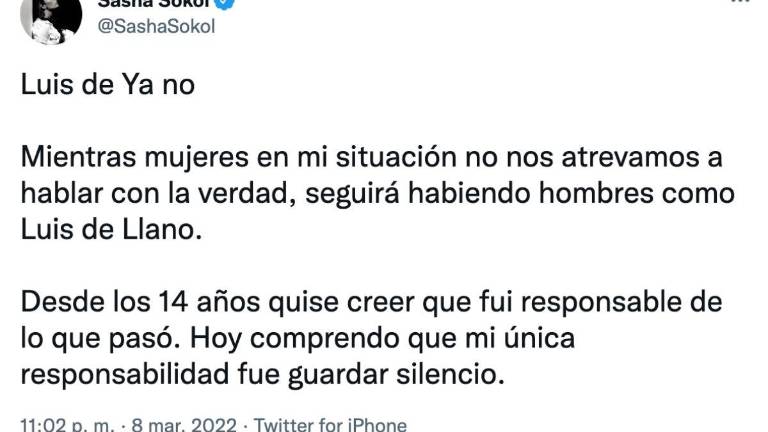 Sasha explicó en un largo hilo cómo comenzó ‘su relación’ con el productor que era más de 20 años más grande que ella. $!Sasha explicó en un largo hilo cómo comenzó ‘su relación’ con el productor que era más de 20 años más grande que ella.