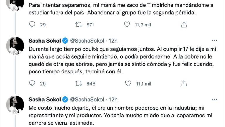 La actriz confesó que tenía mucho miedo de que Luis de Llano arruinara su carrera si ella lo terminaba. $!La actriz confesó que tenía mucho miedo de que Luis de Llano arruinara su carrera si ella lo terminaba.
