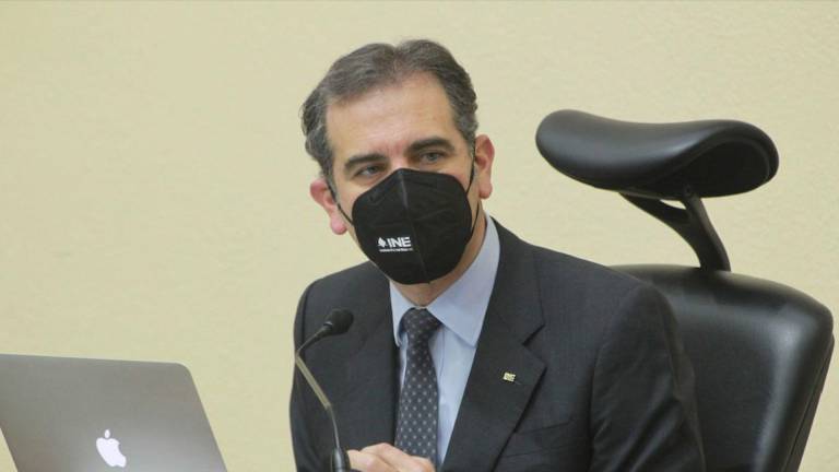 Córdova remarcó que el INE estaría organizando este proceso con un déficit de 2 mil 554 millones de pesos. Cortesía $!Córdova remarcó que el INE estaría organizando este proceso con un déficit de 2 mil 554 millones de pesos. Cortesía