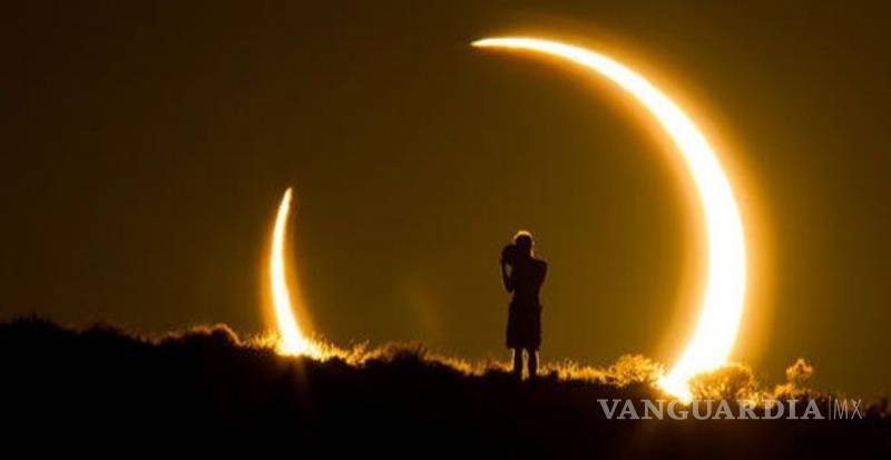 $!Eclipse anular de Sol en Sudamérica y parte de África