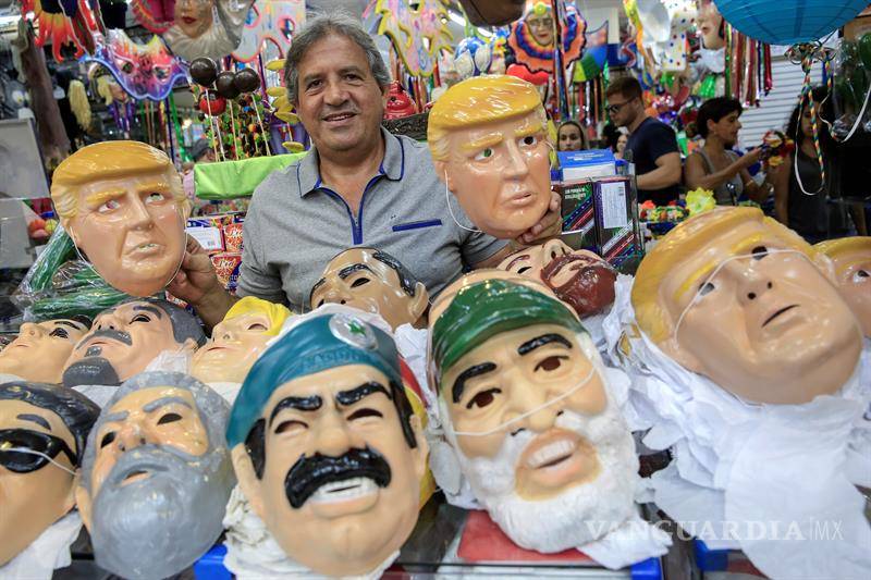$!Trump se cuela en el carnaval brasileño