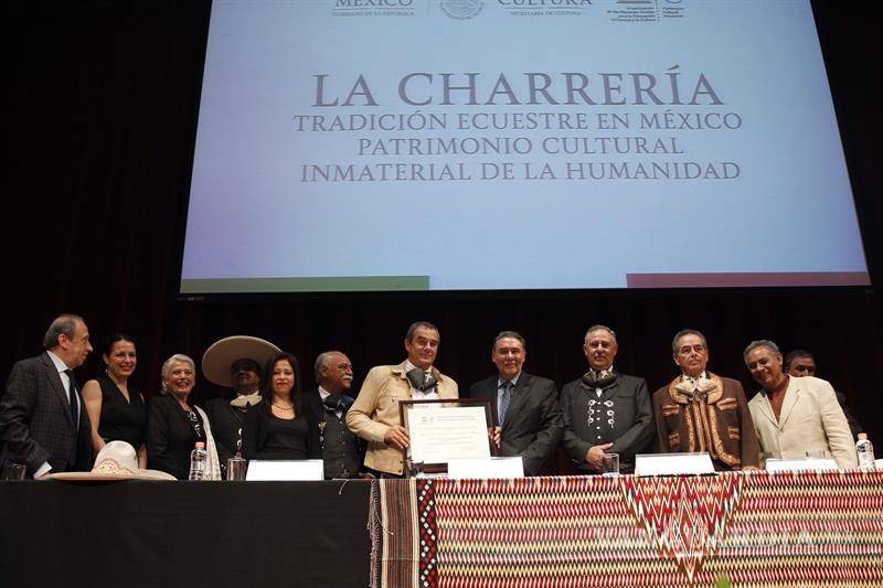 $!Charrería recibe en México certificado como patrimonio cultural de humanidad